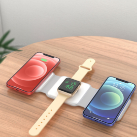 Keliautojo 3-in-1 įkroviklis (baltas)